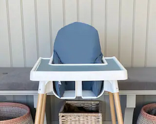 Load image into Gallery viewer, Lagoon | Ikea Antilop High Chair Vegan Leather Cushion Cover 🄽🄴🅆