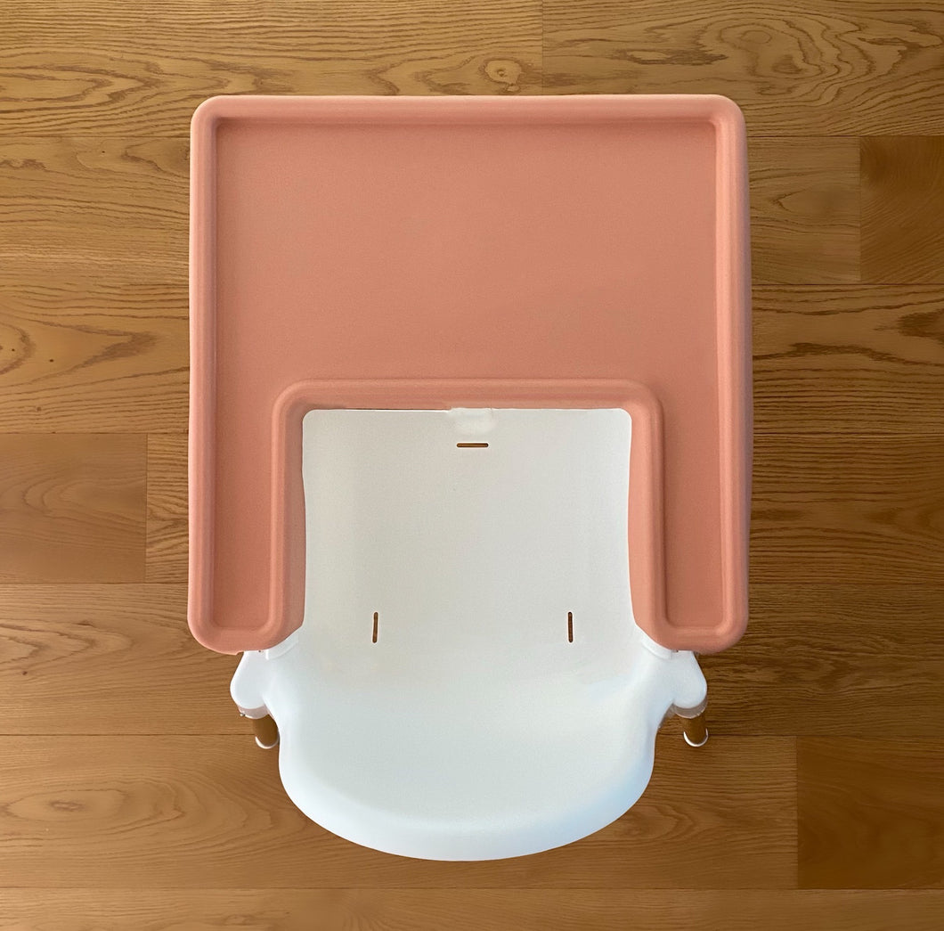 Sunset Coral | Ikea Antilop Highchair Full Cover Placemat  🄽🄴🅆